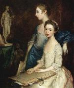 The Artist Daughters, Molly and Peggy Thomas Gainsborough
